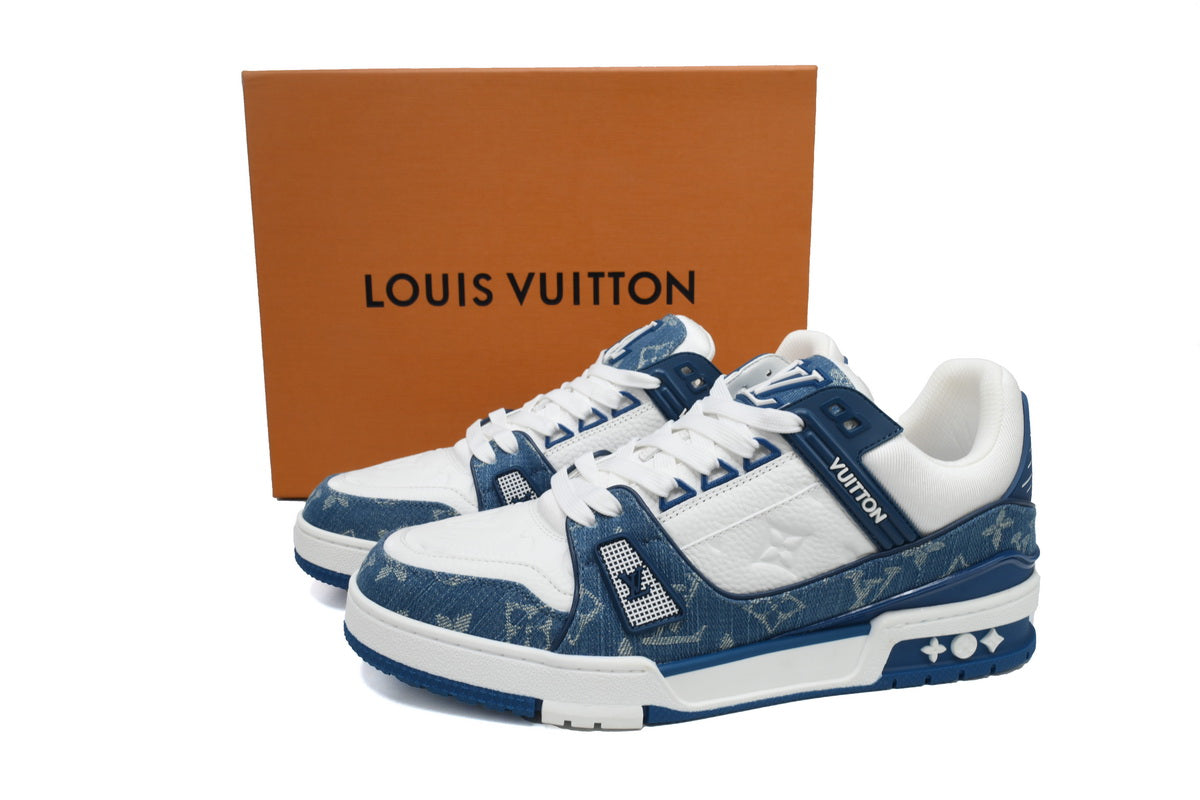 Louis Vuitton Trainer 'Monogram Denim 'Light Blue'