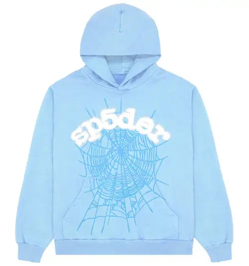 Sp5der Web Hoodie 'Sky Blue'