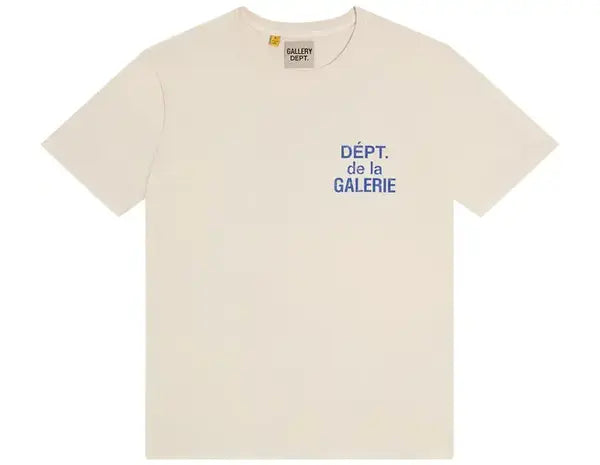 Gallery Dept. French Tee 'Cream/Blue'