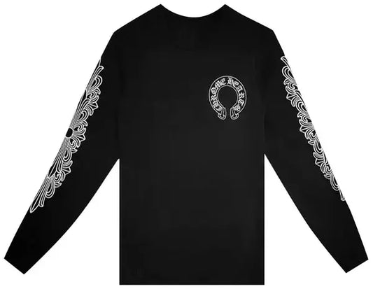 Chrome Hearts Horseshoe Thermal Waffle T-Shirt 'Black'