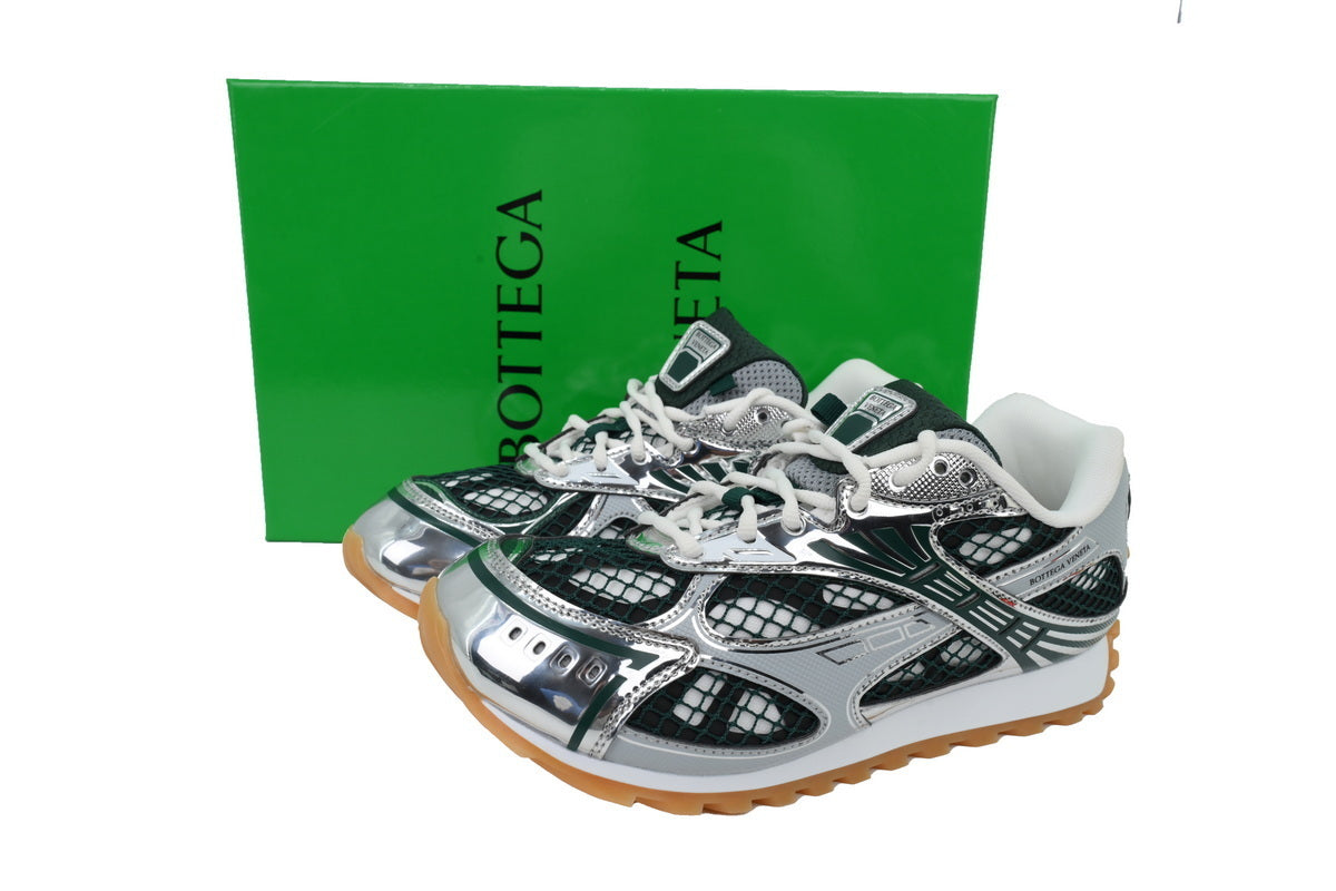 Bottega Veneta Orbit 'Dark Green Silver'