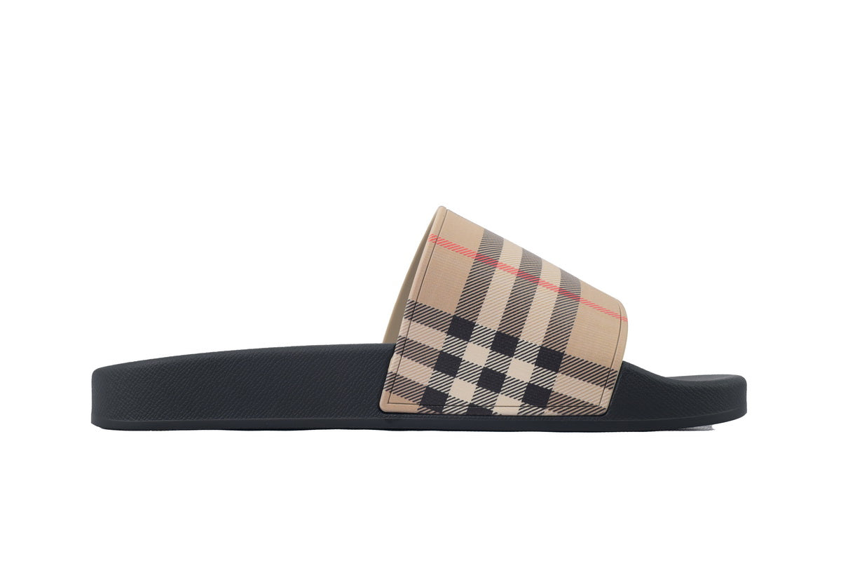 Burberry Check Slide 'Archive Beige'