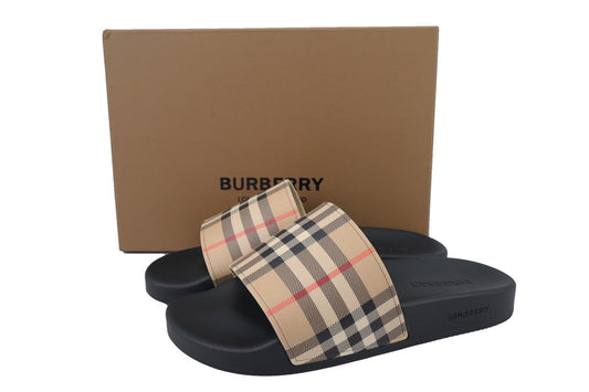 Burberry Check Slide 'Archive Beige'